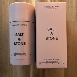 Salt & Stone Bergamote & Hinoki Deodorant New in Box